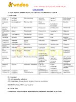 Bài ôn tập ở nhà nghỉ phòng chống dịch bệnh môn Tiếng ...