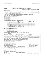 tiết 59 §9 giáo án số học 6 năm học 2009 2010 tiết 59 §9 quy tắc chuyển vế luyện tập ngày soạn 412010 ngày dạy 612010 i mục tiêu hs hiểu và vận dụng đúng các tính chất nếu a b thì a c b c