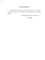 LUẬN văn THẠC sĩ y học FULL (NHI KHOA) nghiên cứu rối loạn đông cầm máu ở trẻ sơ sinh non tháng tại bệnh viện đa khoa trung ương thái nguyên 