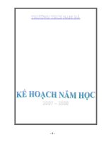 ke hoach thang nam hoc 20072008
