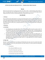 Đề ôn tập năm 2020 môn Ngữ Văn 11 - Trường THPT Trần Văn Giàu