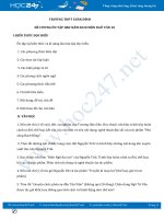 Đề cương ôn tập HK2 năm 2020 môn Ngữ Văn 10 - Trường THPT Xuân Đỉnh