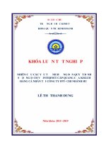 NGHIÊN cứu các yếu tố ẢNH HƯỞNG đến QUYẾT ĐỊNH sử DỤNG DỊCH vụ INTERNET cáp QUANG của KHÁCH HÀNG cá NHÂN tại CÔNG TY FPT  CHI NHÁNH HUẾ 