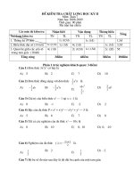 Toan 7 KIem tra CL HK II