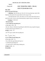 ĐỀ CƯƠNG HƯỚNG DẪN TỰ HỌC TOÁN HÌNH 9