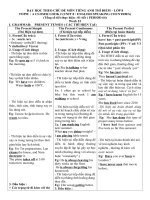 ĐỀ CƯƠNG HƯỚNG DẪN TỰ HỌC TIẾNG ANH 8