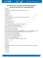 Bộ 5 đề thi thử THPT QG năm 2021 môn GDCD Trường Trần Nhân Tông