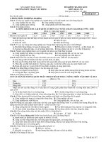 Đề thi HK 2 môn Địa lí lớp 11 năm 2018 – THPT Phạm Văn Đồng – Mã đề 357