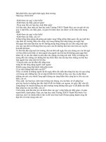 Phat bieu cam nghi cua hoc sinh trong le khai giang