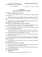 Ke hoach chi bo thang 11