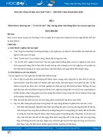 Bài tập củng cố ôn luyện HK2 năm 2020 môn Ngữ Văn 7 - Trường THCS Phan Bội Châu