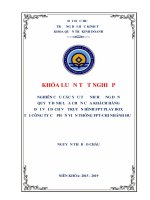 NGHIÊN cứu các yếu tố ẢNH HƯỞNG đến QUYẾT ĐỊNH lựa CHỌN của KHÁCH HÀNG đối với DỊCH vụ TRUYỀN HÌNH FPT PLAY BOX tại CÔNG TY cổ PHẦN VIỄN THÔNG FPT CHI NHÁNH HUẾ 