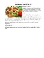 Dau hu chien gion sot hai san