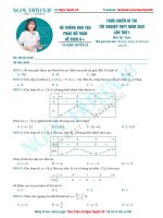 Cô ngọc huyền LB đề thi thử chuẩn cấu trúc bộ GDĐT   đề số 1 (1) 