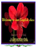 slide 1 welcome to our english class grocery store swimming pool hairdresser’s stadium drugstore wet market a b c d e f nam’s neighborhood 56 unknown lesson 1 getting started listen and read i vocab