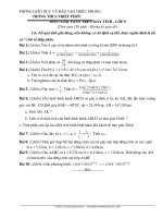 phßng gd §t vünh b¶o phßng gi¸o dôc vµ ®µo t¹o triöu phong tr­êng thcs triöu ph­íc m«n gi¶i to¸n trªn m¸y týnh líp 9 thêi gian 150 phót kh«ng kó giao ®ò các kết quả tính gần đúng nếu không có chỉ đ