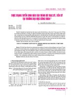 Thực trạng tuyển sinh đào tạo trình độ Thạc sĩ, Tiến sĩ tại trường Đại học Công đoàn