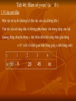 slide 1 tiõt 46 hµm sè yax2 a 0 1 vý dô më ®çu mét vët r¬i tù do kh«ng kó ®õn søc c¶n cña kh«ng khý vën tèc cña nã t¨ng dçn vµ kh«ng phô thuéc vµo träng l­îng cña vët qu¶ng ®­êng chuyón ®éng s