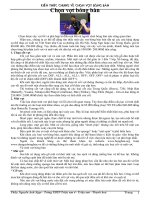 Cach chon vot Bong Ban