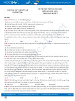 Bộ 5 đề thi thử THPT QG môn Hóa học năm 2021 có đáp án Trường THPT Chuyên Lê Thánh Tông