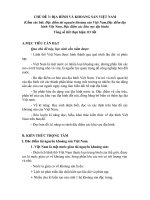 ĐỀ CƯƠNG HƯỚNG DẪN TỰ HỌC ĐỊA LÍ 8_CHỦ ĐỀ 2