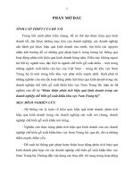 Tóm tắt luận văn thạc sĩ kế toán hoàn thiện phân tích hiệu quả kinh doanh trong các doanh nghiệp chế biến gỗ xuất khẩu khu vực nam trung bộ 