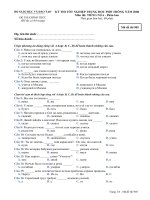 Đề thi tốt nghiệp THPT Quốc Gia môn Tiếng nga phân ban 2007-2008 lần 1 mã đề 905
