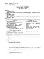 Đề cương ôn tập học kì 2 môn Tiếng Anh lớp 10 năm 2019 - 2020 THPT chuyên Bảo Lộc chi tiết | Tiếng Anh, Lớp 10 - Ôn Luyện