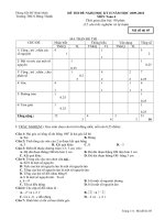 De thi HK2 0910 tham khao toan 611