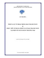 Pháp luật về hoạt động bao thanh toán và thực tiễn áp dụng hoạt động bao thanh toán tại ngân hàng thương mại cổ phần xuất nhập khẩu việt nam 
