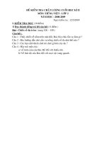 De Kiem Tra Tieu hoc cac nam truoc