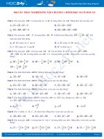 100 câu trắc nghiệm ôn tập Chương 1 Hình học 10 có đáp án chi tiết