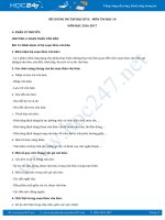 Đề cương ôn thi học kì 2 môn Tin học lớp 10 năm 2017