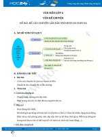 Kể chuyện lần đầu tiên được đi chơi xa