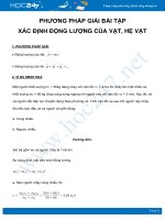 Phương pháp giải bài tập Xác định động lượng của vật, hệ vật môn Vật Lý 10