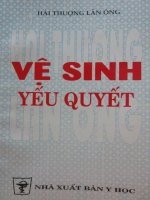 Vệ sinh Yếu Quyết