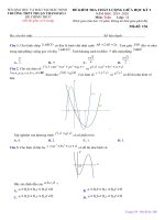 Đề kiểm tra giữa học kì 1 môn Toán lớp 12 THPT Thuận Thành số 3 chi tiết - Mã đề 136 | Toán học, Lớp 12 - Ôn Luyện