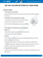 Ôn tập chuyên đề Phản xạ toàn phần môn Vật Lý 11 năm 2021