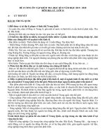 Đề cương ôn tập học kì 2 môn Địa lớp 11 năm 2019 - 2020 chi tiết | Lớp 11, Địa lý - Ôn Luyện