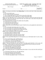 Đề thi học kì 1 năm 2020 - 2021 môn GDCD 11 THPT chuyên Huỳnh Mẫn Đạt - Mã đề 737 | Lớp 11, Giáo dục công dân - Ôn Luyện