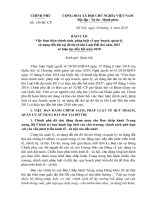 BÁO CÁOViệc thực hiện chính sách, pháp luật về quy hoạch, quản lý, sử dụng đất đai tại đô thị từ khi Luật Đất đai năm 2013 có hiệu lực đến hết năm 2018