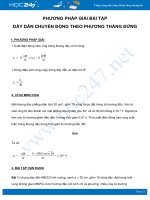 Phương pháp Tính suất điện động của dây dẫn chuyển động theo phương thẳng đứng môn Vật Lý 11