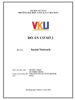 ĐỒ ÁN CƠ SỞ 2ĐỀ TÀI: Social Network