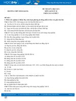 Bộ 5 đề thi giữa HK2 môn Lịch Sử 10 năm 2021 có đáp án Trường THPT Hàm Giang