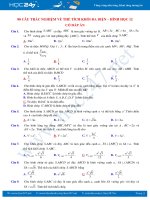 80 câu trắc nghiệm về Thể tích khối đa diện - Hình học 12 có đáp án