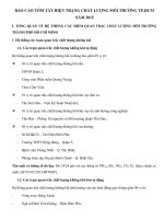 BÁO CÁO TÓM TẮT HIỆN TRẠNG CHẤT LƯỢNG MÔI TRƯỜNG TP.HCM NĂM 2015