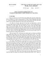 BÁO CÁO KINH NGHIỆM QUỐC TẾVỀ KHUÔN KHỔ PHÁP LÝ ĐỐI VỚI QUẢN LÝ NỢ CÔNG