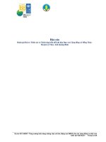 BÁO CÁO ĐÁNH GIÁ TÁC ĐỘNG MÔI TRƯỜNG CỦA DỰ ÁN: “NHÀ MÁY SẢN XUẤT MEN VI SINH VÀ CHẾ BIẾN THỨC ĂN GIA SÚC”