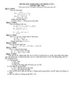 bµi 1 ®ò thi häc sinh giái cêp tr­êng lçn 1 n¨m häc 2009 2010 thêi gian lµ bµi 150 phót kh«ng kó thêi gian giao ®ò bµi 1 3 ®ióm cho c¸c bióu thøc p q x4 – 7x2 15 víi x 0 x 1 arót gän
