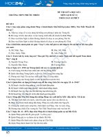 Bộ 5 đề thi giữa HK2 môn Lịch Sử 11 năm 2021 có đáp án Trường THPT Phước Thiền